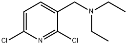 (2,6-二氯吡啶-3-基)甲基]二乙胺 结构式