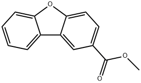 METHYL 2-DIBENZOFURANCARBOXYLATE 结构式