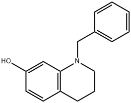 1-苄基-7-羟基-1,2,3,4-四氢喹啉 结构式