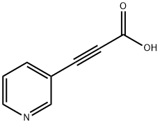 3-(吡啶-3-基)丙炔酸 结构式