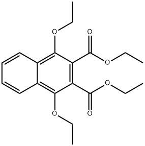 1,4-二乙氧基萘-2,3-二羧酸二乙酯 结构式