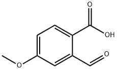 2-甲酰基-4-甲氧基苯甲酸 结构式