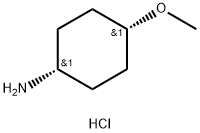 顺式-4-甲氧基-环己胺盐酸盐 结构式