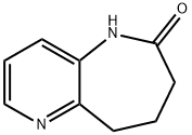 5,7,8,9-四氢-6H-吡啶并[3,2-B]氮杂环庚烷-6-酮 结构式
