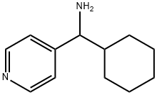 环己基(吡啶-4-基)甲胺 结构式