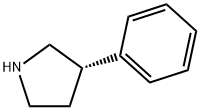 (S)-3-苯基吡咯烷 结构式
