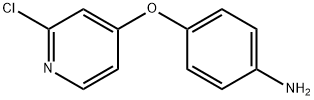 4-(2-氯-吡啶-4-基氧基)-苯胺 结构式