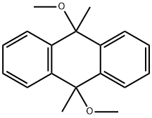 9,10-DIHYDRO-9,10-DIMETHOXY-9,10-DIMETHYLANTHRACENE 结构式
