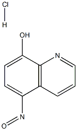 5-nitroso-8-hydroxyquinoline hydrochloride 结构式