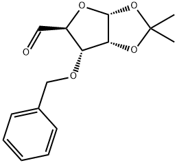 3-o-benzyl-1,2-o-isopropylidene-a-d-ribo-pentadialdo-1,4-furanose 结构式