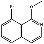8-BROMO-1-METHOXYISOQUINOLINE 结构式