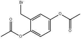 2-(Bromomethyl)-1,4-phenylene diacetate 结构式