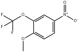 1-甲氧基-4-硝基-2-(三氟甲氧基)苯 结构式