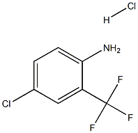 4-氯-2-(三氟甲基)苯胺盐酸盐 结构式