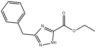 3-苄基-1H-1,2,4-三唑-5-羧酸乙酯 结构式