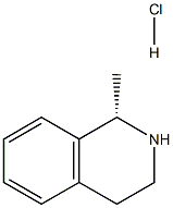 (S)-1-Methyl-1,2,3,4-tetrahydro-isoquinoline hydrochloride 结构式