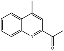 1-(4-甲基喹啉-2-基)乙烷-1-酮 结构式