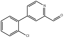 4-(2-氯苯基)吡啶甲醛 结构式