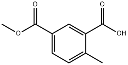 5-(甲氧基羰基)-2-甲基苯甲酸 结构式