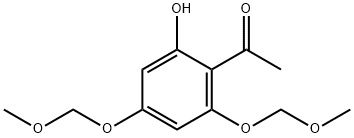 1-(2-羟基-4,6-双(甲氧基甲氧基)苯基)乙酮 结构式