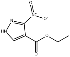 5-硝基吡唑-4-羧酸乙酯 结构式