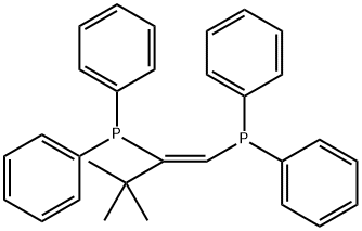 (Z)-3,3-二甲基-1,2-双(二苯基膦基)-1-丁烯 结构式