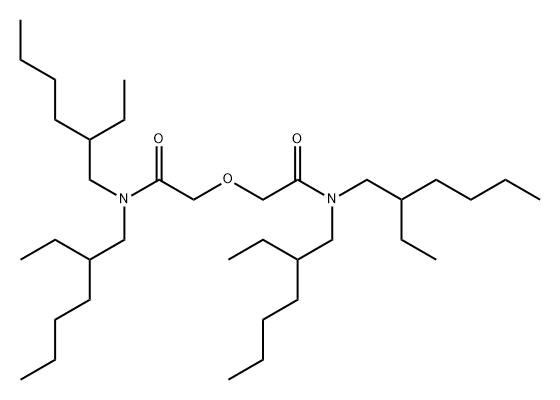 Acetamide, 2,2'-oxybis[N,N-bis(2-ethylhexyl)- 结构式