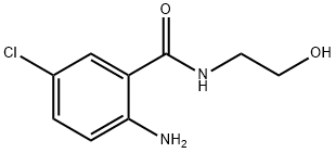 2-AMINO-5-CHLORO-N-(2-HYDROXYETHYL)BENZAMIDE 结构式
