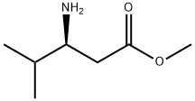 (S)-3-氨基-4-甲基戊酸甲酯 结构式