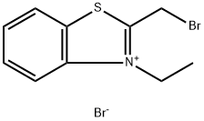 2-(Bromomethyl)-3-ethylbenzo[d]thiazol-3-ium bromide 结构式