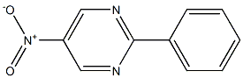 5-硝基-2-苯基嘧啶 结构式