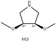 cis-3,4-dimethoxypyrrolidine hydrochloride 结构式