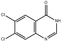 6,7-二氯喹唑啉-4(3H)-酮 结构式