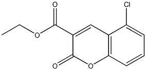 乙基 5-氯-2-羰基-2H-色烯-3-羧酸酯 结构式