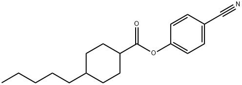 戊环甲酸对氰基苯酚酯 结构式