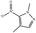 1,4-二甲基-5-硝基吡唑 结构式