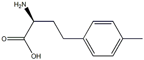 (S)-2-氨基-4-(对甲苯基)丁酸 结构式