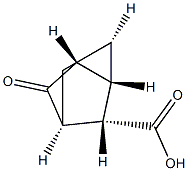 (1R,2S,3S,4S,6R)-5-氧代三环[2.2.1.02,6]庚烷-3-甲酸 结构式