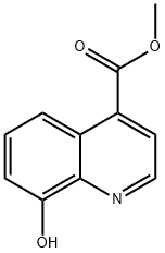 8-羟基喹啉-4-甲酸甲酯 结构式