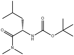 S-(1-DIMETHYLCARBAMOYL-3-METHYL-BUTYL)-CARBAMIC ACID TERT-BUTYL ESTER 结构式