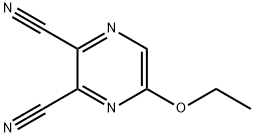 5-ethoxypyrazine-2,3-dicarbonitrile 结构式