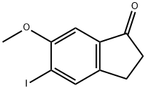 5-IODO-6-METHOXY-1-INDANONE 结构式