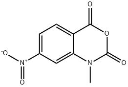 1-METHYL-7-NITRO-2H-3,1-BENZOXAZINE-2,4(1H)-DIONE 结构式