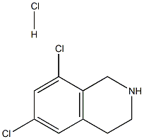 6,8-二氯-1,2,3,4-四氢-异喹啉盐酸盐 结构式
