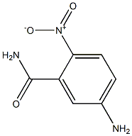 5-氨基-2-硝基苯甲酰胺 结构式