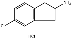 5-氯-茚满-2-基胺盐酸盐 结构式