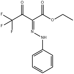 (Z)-ethyl 4,4,4-trifluoro-3-oxo-2-(2-phenylhydrazono)butanoate 结构式