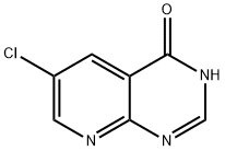 6-氯-3H-吡啶并[2,3-D]嘧啶-4-酮 结构式