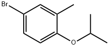 4-溴-1-异丙氧基-2-甲基苯 结构式