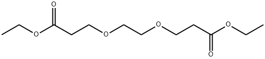 Propanoic acid, 3,3'-[1,2-ethanediylbis(oxy)]bis-, 1,1'-diethyl ester 结构式